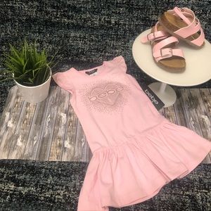 NWT Bebe light pink dress. Size 2T